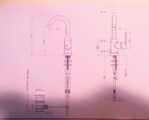 ברז פרח ברבור קצר סדרה 2
